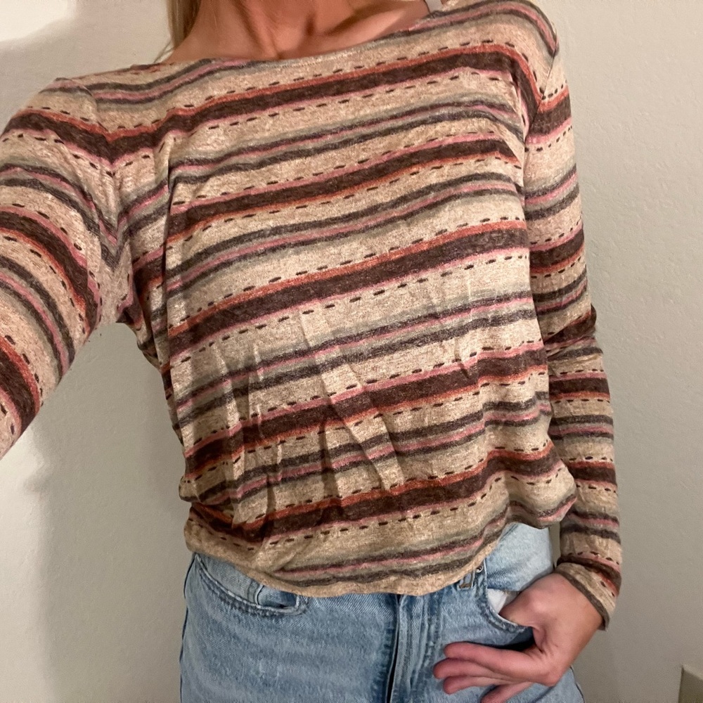 Ralph Lauren- light fitting long sleeve top